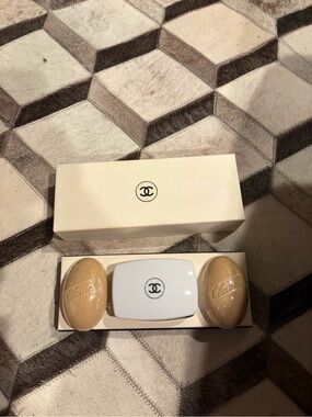 Chanel No 5 Coffret Soap Set x 3 Savons de Bain RARE